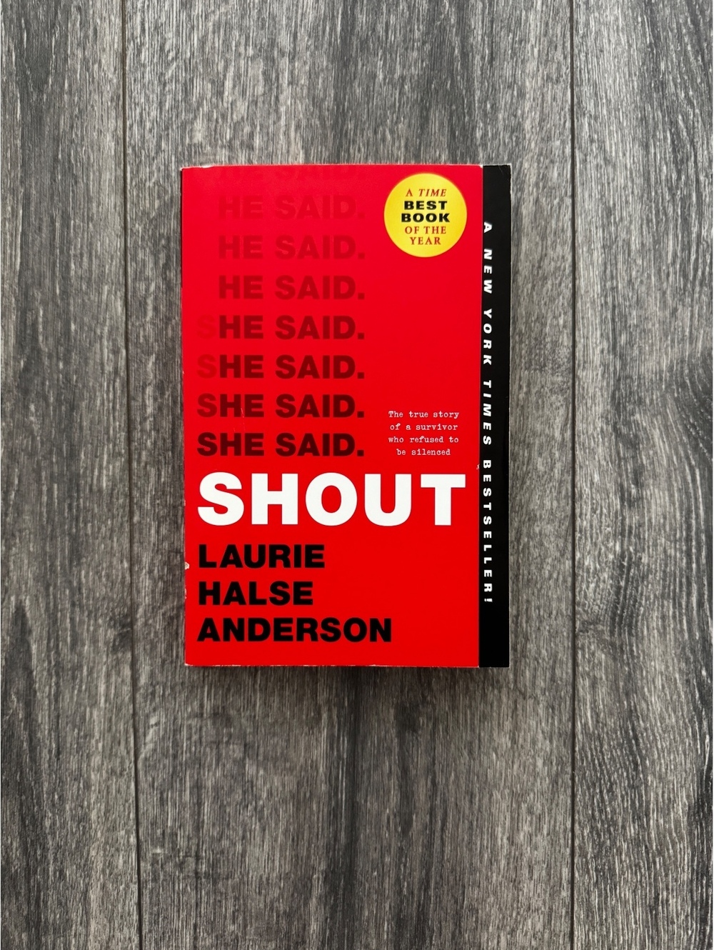 Shout by Laurie Halse Anderson - Hardcover Book